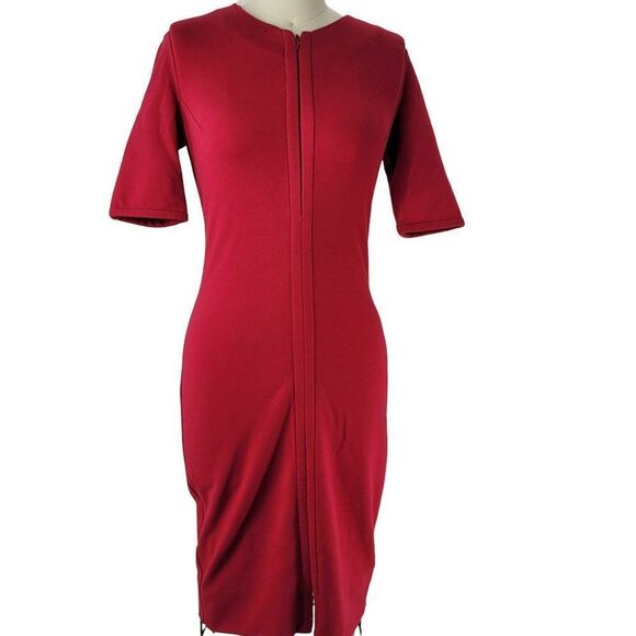 Diane von Furstenberg Red Saturn Dress Work to Play New Womens Size 2 DVF Sex - Picture 4 of 12
